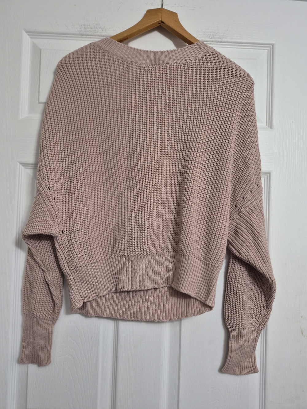 Women's Dusty Pink Knit Sweater